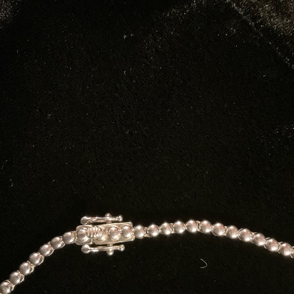 Effy sterling silver and real diamond necklace - Picture 7 of 8